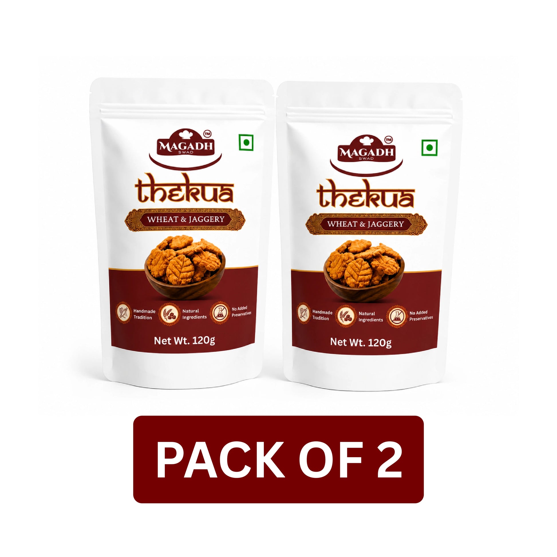 Magadh Swad Wheat Jaggery Thekua Combo Pack